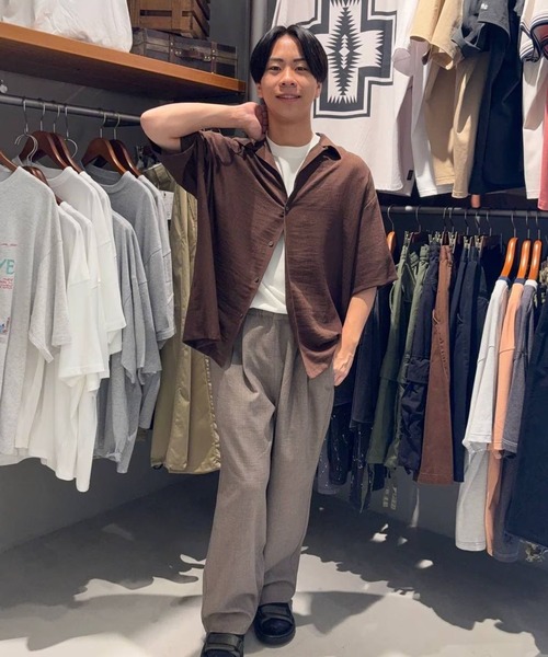 niko and...（ニコアンド）の「リネンライクイージーパンツ（その他パンツ・メンズ・ブラック/ブルー/カーキ/ブラウン・LARGE/MEDIUM）」の13枚目の写真