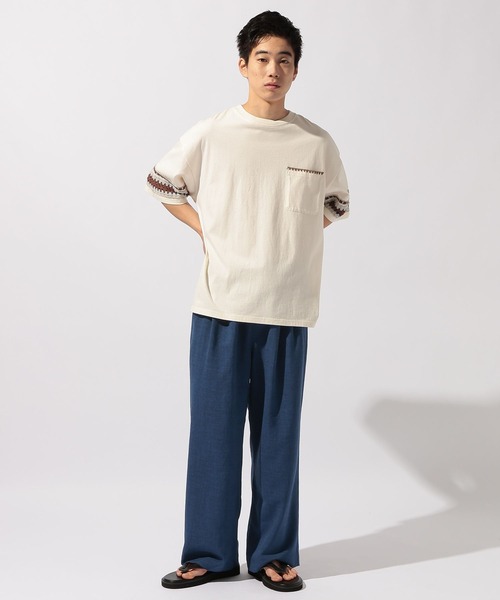 niko and...(ニコアンド)の「リネンライクイージーパンツ(その他パンツ・メンズ・ブラック/ブルー/カーキ/ブラウン・LARGE/MEDIUM)」の18枚目の写真
