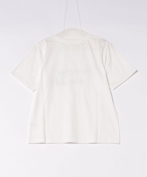 gossara(ゴサラ)の「【シンプルなのに印象的】ロゴビーズ刺繍T(Tシャツ/カットソー・レディース・オフホワイト/ブラウン/スミクロ/杢グレー・FREE)」の16枚目の写真