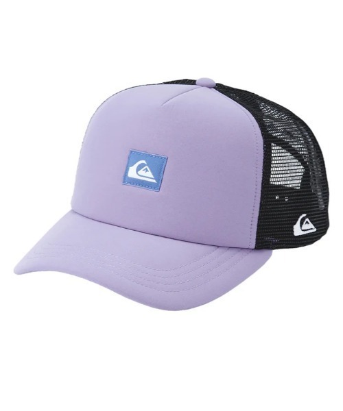 Quiksilver(クイックシルバー)の「QUIKSILVER/クイックシルバー キャップ WR EVERYDAY MESH CAP ノンストレッチ・撥水加工 QCP261303(キャップ・メンズ・スモークピンク/ブラック/ラベンダー・FREE)」の2枚目の写真