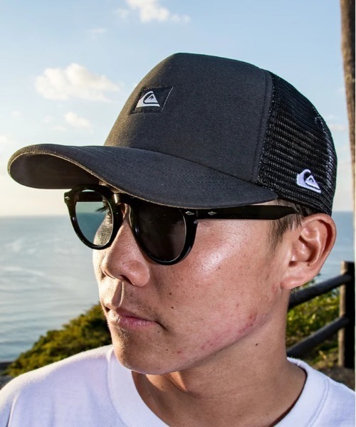 Quiksilver(クイックシルバー)の「QUIKSILVER/クイックシルバー キャップ WR EVERYDAY MESH CAP ノンストレッチ・撥水加工 QCP261303(キャップ・メンズ・スモークピンク/ブラック/ラベンダー・FREE)」の16枚目の写真