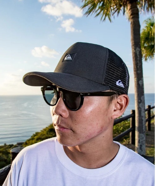 Quiksilver(クイックシルバー)の「QUIKSILVER/クイックシルバー キャップ WR EVERYDAY MESH CAP ノンストレッチ・撥水加工 QCP261303(キャップ・メンズ・スモークピンク/ブラック/ラベンダー・FREE)」の17枚目の写真