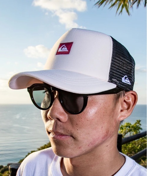 Quiksilver(クイックシルバー)の「QUIKSILVER/クイックシルバー キャップ WR EVERYDAY MESH CAP ノンストレッチ・撥水加工 QCP261303(キャップ・メンズ・スモークピンク/ブラック/ラベンダー・FREE)」の20枚目の写真