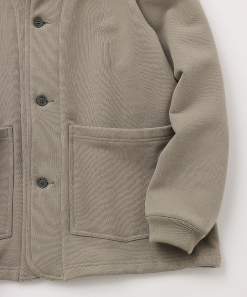 UNFOLLOW（アンフォロー）の「【FOLL / フォル】max heavy sweat coverall cardigan（カバーオール・メンズ・グレー/ネイビー・3/2）」の4枚目の写真