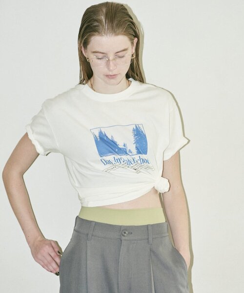 COLONY 2139(コロニートゥーワンスリーナイン)の「【汗じみ防止】アソートフォトTシャツ(Tシャツ/カットソー・レディース・ホワイト/ピンク/グレー・FREE)」の13枚目の写真