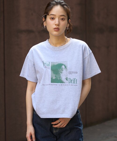 COLONY 2139(コロニートゥーワンスリーナイン)の「【汗じみ防止】アソートフォトTシャツ(Tシャツ/カットソー・レディース・ホワイト/ピンク/グレー・FREE)」の18枚目の写真