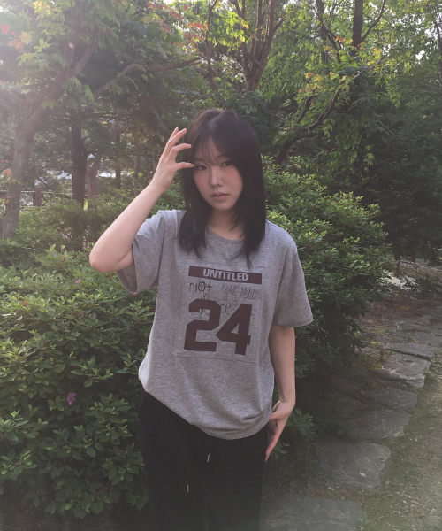 UNTITLED SEOUL（アンタイトル ソウル）の「アンタイトルナンバーパッチクロップ半袖グレー（Tシャツ/カットソー・レディース・その他・MEDIUM/SMALL）」の9枚目の写真