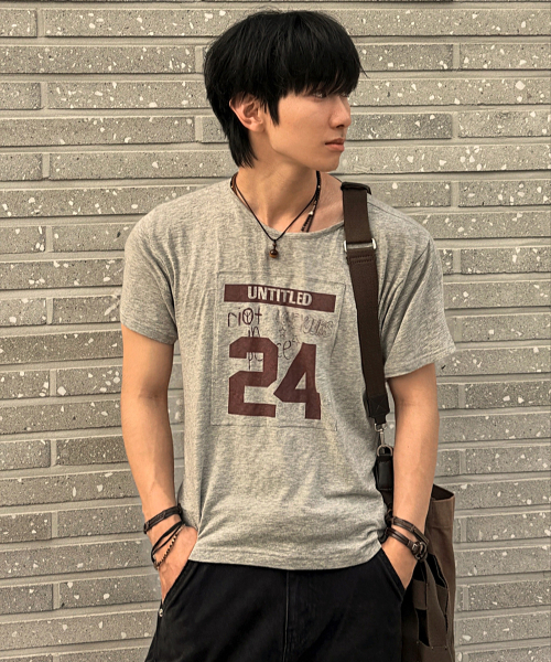 UNTITLED SEOUL（アンタイトル ソウル）の「アンタイトルナンバーパッチクロップ半袖グレー（Tシャツ/カットソー・レディース・その他・MEDIUM/SMALL）」の10枚目の写真