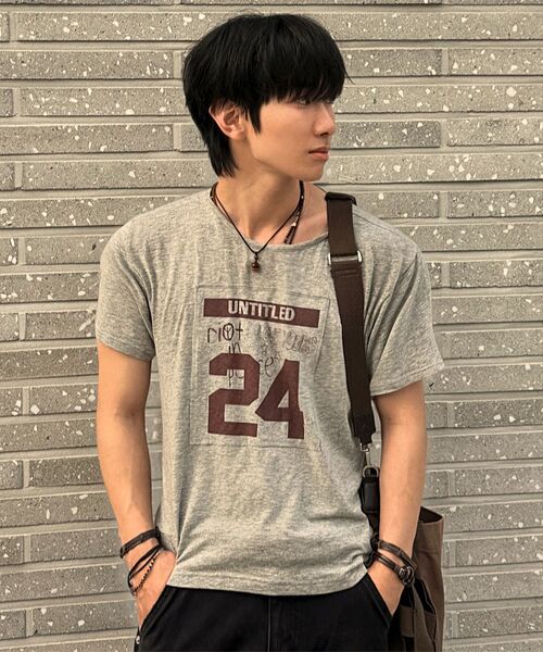 UNTITLED SEOUL（アンタイトル ソウル）の「アンタイトルナンバーパッチクロップ半袖グレー（Tシャツ/カットソー・レディース・その他・MEDIUM/SMALL）」の11枚目の写真