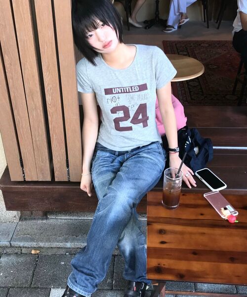 UNTITLED SEOUL（アンタイトル ソウル）の「アンタイトルナンバーパッチクロップ半袖グレー（Tシャツ/カットソー・レディース・その他・MEDIUM/SMALL）」の12枚目の写真