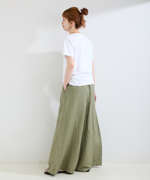 B.C STOCK(ベーセーストック)の「《追加2》手洗い可 / フロッキープリントロゴTEE(Tシャツ/カットソー・レディース・ブラック系その他/ホワイト/ベージュ・FREE)」の11枚目の写真