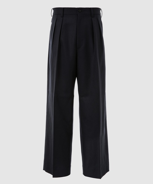 COMME des GARCONS HOMME(コム デ ギャルソン・オム)の「WOOL SERGE PLAIN BAGGY PANTS(スラックス・メンズ・ネイビー/ブラック・S/M/XS/L)」の2枚目の写真
