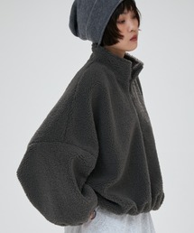half zip boa pullover / ハーフジップボアプルオーバー