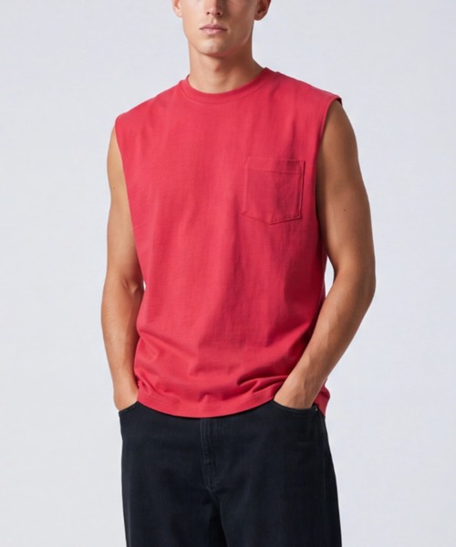 CAMBER(キャンバー)の「【T22】【CAMBER/キャンバー】CAMBER MAX WEIGHT SLEEVELESS POCKET TEE CAM302N(Tシャツ/カットソー・レディース・グリーン/レッド/ホワイト/ナチュラル/ロイヤルブルー・LARGE/X-LARGE)」の5枚目の写真