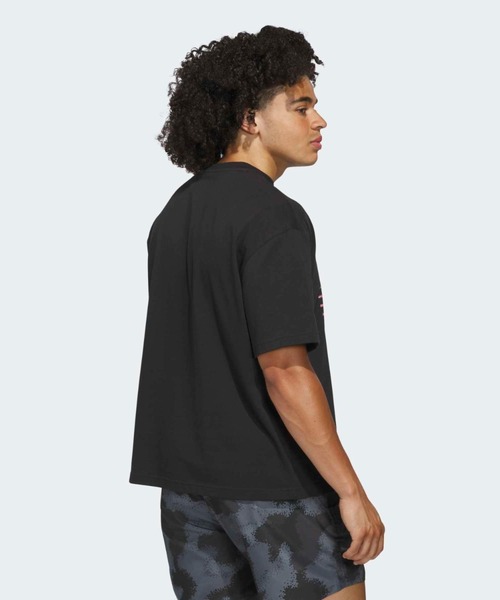 adidas(アディダス)の「アンソニー・エドワーズ 半袖Tシャツ / アディダス adidas(Tシャツ/カットソー・メンズ・ブラック・XX-LARGE/3XL/LARGE/MEDIUM/SMALL/X-LARGE/X-SMALL)」の2枚目の写真