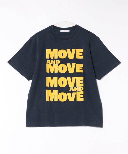 Scrap Book（スクラップブック）の「【ALL HOURS】6.2OZ FADE WASH MOVE AND MOVE（Tシャツ/カットソー・レディース・グリーン系その他/ネイビー/ベージュ系その他・1）」の3枚目の写真