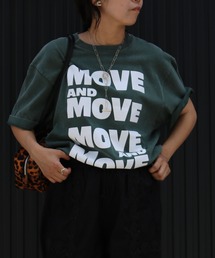 Scrap Book | 【ALL HOURS】6.2OZ FADE WASH MOVE AND MOVE(Tシャツ/カットソー)