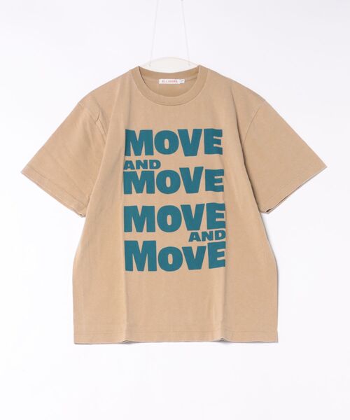 Scrap Book（スクラップブック）の「【ALL HOURS】6.2OZ FADE WASH MOVE AND MOVE（Tシャツ/カットソー・レディース・グリーン系その他/ネイビー/ベージュ系その他・1）」の5枚目の写真