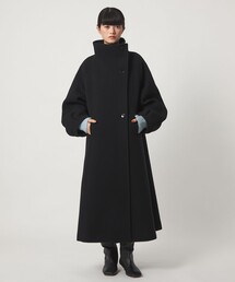 <EMMEL REFINES>EM スタンドネック ロングコート