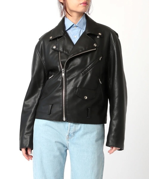 J.B. ATTIRE(ジェイビーアタイア)の「J.B. ATTIRE PARIS MOTERCYCLE JACKET(ライダースジャケット・レディース・Black・1)」の1枚目の写真