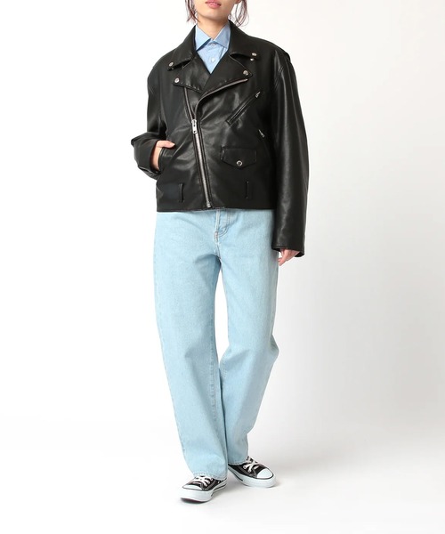 J.B. ATTIRE(ジェイビーアタイア)の「J.B. ATTIRE PARIS MOTERCYCLE JACKET(ライダースジャケット・レディース・Black・1)」の4枚目の写真