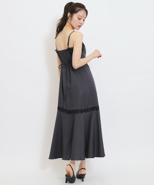 WILLSELECTION(ウィルセレクション)の「レーストリムラッフルキャミワンピース(ワンピース・レディース・ホワイト系その他/グレー系その他・FREE)」の17枚目の写真