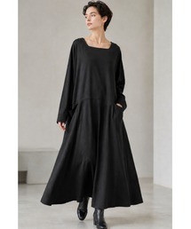 FRP（エフアールピー）の「ゆったりワイドシルエット ロングワンピースMADE IN JAPAN（ワンピース）」