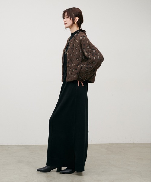 LARUTA(ラルータ)の「【LARUTA】アソートニットジャケット(ノーカラージャケット・レディース・チャコールグレー/ミント/その他2/その他1/オフホワイト・FREE)」の9枚目の写真