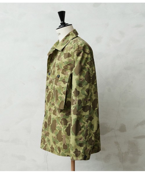 WAIPER.inc（ワイパーインク）の「WAIPER.inc 米軍 1940’s U.S.ARMY M-43 ダックハンターカモ コンバットジャケット【WP1150】（ミリタリージャケット・メンズ・カモフラージュ・38/42/40）」の2枚目の写真