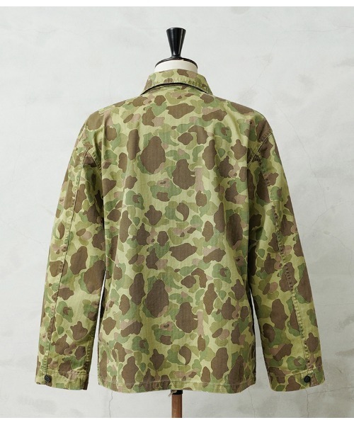 WAIPER.inc（ワイパーインク）の「WAIPER.inc 米軍 1940’s U.S.ARMY M-43 ダックハンターカモ コンバットジャケット【WP1150】（ミリタリージャケット・メンズ・カモフラージュ・38/42/40）」の3枚目の写真