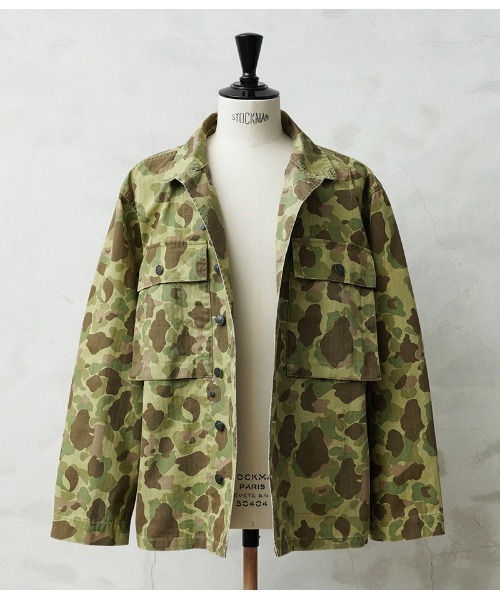 WAIPER.inc（ワイパーインク）の「WAIPER.inc 米軍 1940’s U.S.ARMY M-43 ダックハンターカモ コンバットジャケット【WP1150】（ミリタリージャケット・メンズ・カモフラージュ・38/42/40）」の4枚目の写真