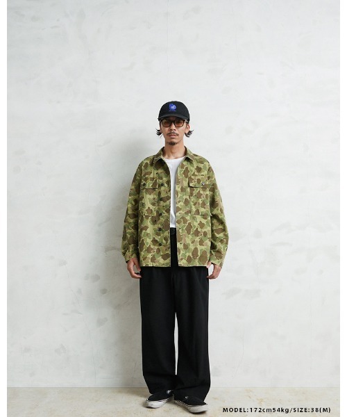 WAIPER.inc（ワイパーインク）の「WAIPER.inc 米軍 1940’s U.S.ARMY M-43 ダックハンターカモ コンバットジャケット【WP1150】（ミリタリージャケット・メンズ・カモフラージュ・38/42/40）」の11枚目の写真