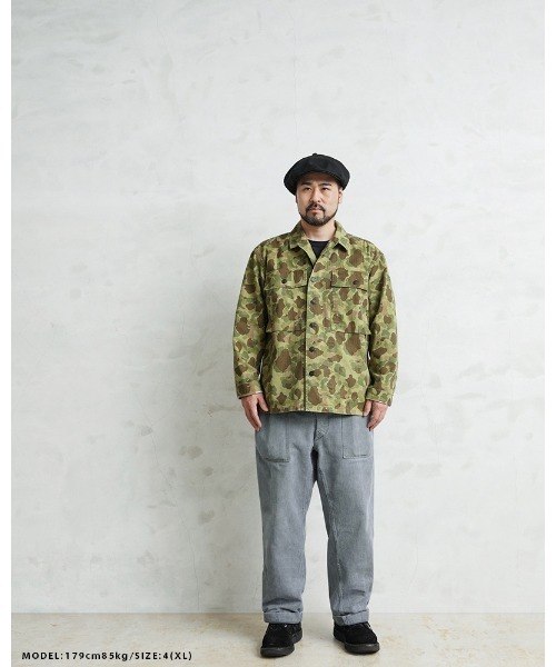 WAIPER.inc（ワイパーインク）の「WAIPER.inc 米軍 1940’s U.S.ARMY M-43 ダックハンターカモ コンバットジャケット【WP1150】（ミリタリージャケット・メンズ・カモフラージュ・38/42/40）」の12枚目の写真