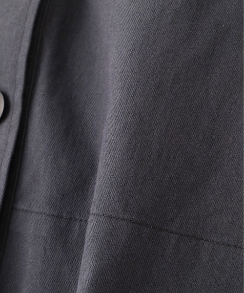 MHL.(エムエイチエル)の「UTILITY COTTON NYLON TWILL(ブルゾン・レディース・ライトブラウン/グレー・1/2)」の5枚目の写真