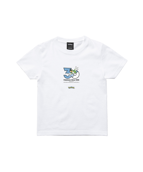 ZOZOSPOT（ゾゾスポット）の「Pokemon 30th Anniversary 1025 T-shirt 「イキリンコ(グリーンフェザー)」（Tシャツ/カットソー・レディース・ホワイト・150cm/140cm/130cm/120cm/110cm/100cm/XXX-LARGE/XX-LARGE/X-LARGE/LARGE/MEDIUM/SMALL/160cm）」の2枚目の写真