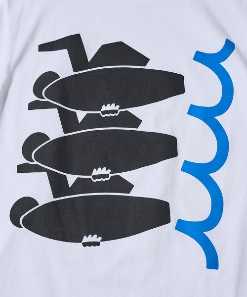 ACANTHUS（アカンサス）の「mt10686- Surf Man Tee サーフマンTシャツ(MA2719)（Tシャツ/カットソー・メンズ・ブラック/ホワイト/ネイビー・XL/L/M/S）」の19枚目の写真