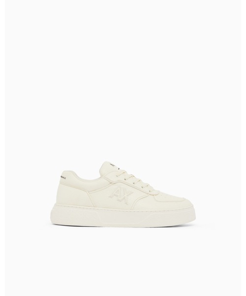 ARMANI EXCHANGE(アルマーニエクスチェンジ)の「【A|X アルマーニ エクスチェンジ】<ZOZO限定>AX ロゴ レースアップスニーカー(スニーカー・メンズ・ブラック/オフホワイト・8.5/9.5/9/10/8/7/7.5/6.5/6/5.5)」の1枚目の写真