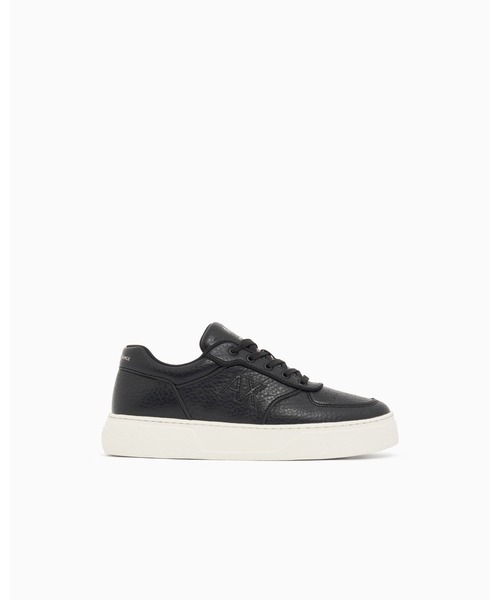ARMANI EXCHANGE(アルマーニエクスチェンジ)の「【A|X アルマーニ エクスチェンジ】<ZOZO限定>AX ロゴ レースアップスニーカー(スニーカー・メンズ・ブラック/オフホワイト・8.5/9.5/9/10/8/7/7.5/6.5/6/5.5)」の2枚目の写真