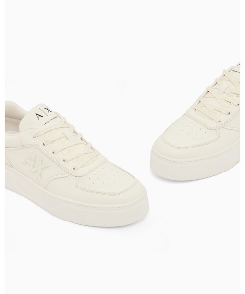 ARMANI EXCHANGE(アルマーニエクスチェンジ)の「【A|X アルマーニ エクスチェンジ】<ZOZO限定>AX ロゴ レースアップスニーカー(スニーカー・メンズ・ブラック/オフホワイト・8.5/9.5/9/10/8/7/7.5/6.5/6/5.5)」の12枚目の写真