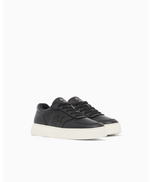 ARMANI EXCHANGE(アルマーニエクスチェンジ)の「【A|X アルマーニ エクスチェンジ】<ZOZO限定>AX ロゴ レースアップスニーカー(スニーカー・メンズ・ブラック/オフホワイト・8.5/9.5/9/10/8/7/7.5/6.5/6/5.5)」の3枚目の写真