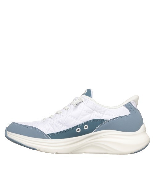 SKECHERS(スケッチャーズ)の「スケッチャーズ SKECHERS CONTOUR FOAM(スニーカー・レディース・ホワイト×グレー・25.0cm/24.0cm/24.5cm/23.0cm/23.5cm)」の2枚目の写真