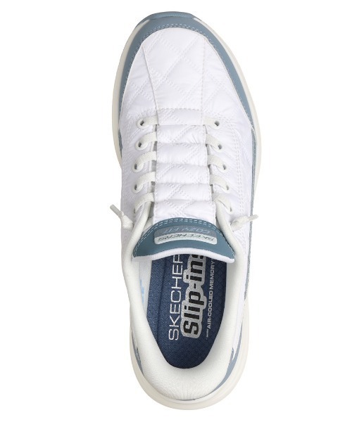 SKECHERS(スケッチャーズ)の「スケッチャーズ SKECHERS CONTOUR FOAM(スニーカー・レディース・ホワイト×グレー・25.0cm/24.0cm/24.5cm/23.0cm/23.5cm)」の4枚目の写真