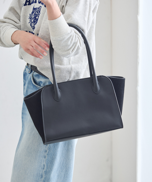 journal standard L'essage（ジャーナルスタンダードレサージュ）の「V'ESSENCE/ヴェッセンス TOTE BAG トートバッグ（トートバッグ・レディース・ブラック/ブラウン・FREE）」の3枚目の写真