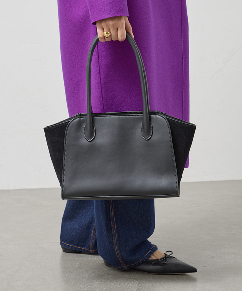 journal standard L'essage（ジャーナルスタンダードレサージュ）の「V'ESSENCE/ヴェッセンス TOTE BAG トートバッグ（トートバッグ・レディース・ブラック/ブラウン・FREE）」の7枚目の写真