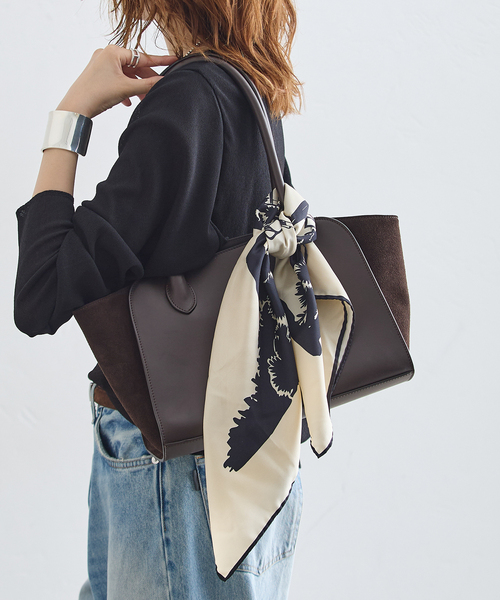 journal standard L'essage（ジャーナルスタンダードレサージュ）の「V'ESSENCE/ヴェッセンス TOTE BAG トートバッグ（トートバッグ・レディース・ブラック/ブラウン・FREE）」の8枚目の写真