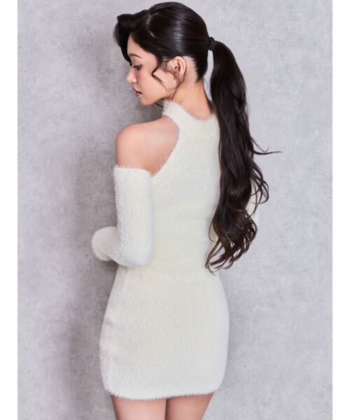 GYDA(ジェイダ)の「2WAYシャギーワンピース(ワンピース・レディース・オフホワイト/ベージュ/ブラック・FREE)」の18枚目の写真