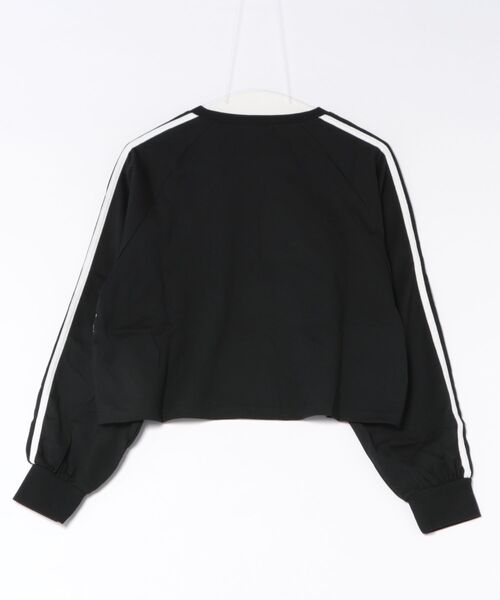 GORGE（ゴージ）の「レース切替 袖ラインロゴトップス｜全3色（Tシャツ/カットソー・レディース・オフホワイト/ブラック/ネイビー・F）」の11枚目の写真