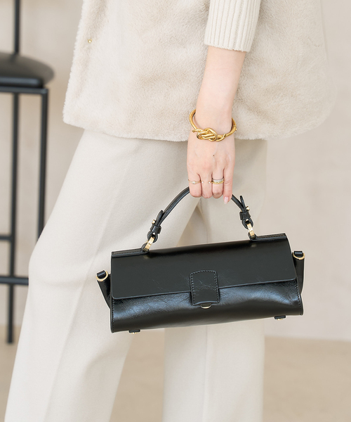 LORISTELLA(ロリステッラ)の「LORISTELLA/ロリステッラ compact wide bag(ハンドバッグ・レディース・ブラック・FREE)」の3枚目の写真