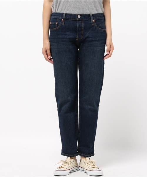 501(R)T（ゴーマルイチティー）の「501(R) CT カスタムテーパードジーンズ ダークインディゴブルーTHE GOOD LIFE/15oz（デニムパンツ・レディース・ダークインディゴブルー・28inch/23inch/24inch/25inch/26inch/27inch/30inch/29inch）」の2枚目の写真