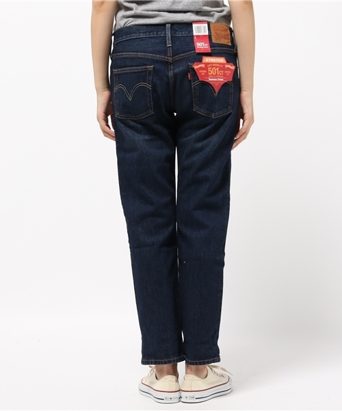 501(R)T（ゴーマルイチティー）の「501(R) CT カスタムテーパードジーンズ ダークインディゴブルーTHE GOOD LIFE/15oz（デニムパンツ・レディース・ダークインディゴブルー・28inch/23inch/24inch/25inch/26inch/27inch/30inch/29inch）」の4枚目の写真